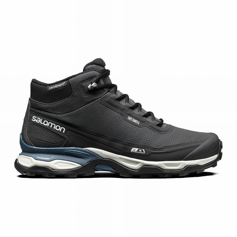 Salomon SHELTER CSWP ADVANCED Zapatillas Trail Running Hombre - Negras / Azules - Colombia (21957-OP